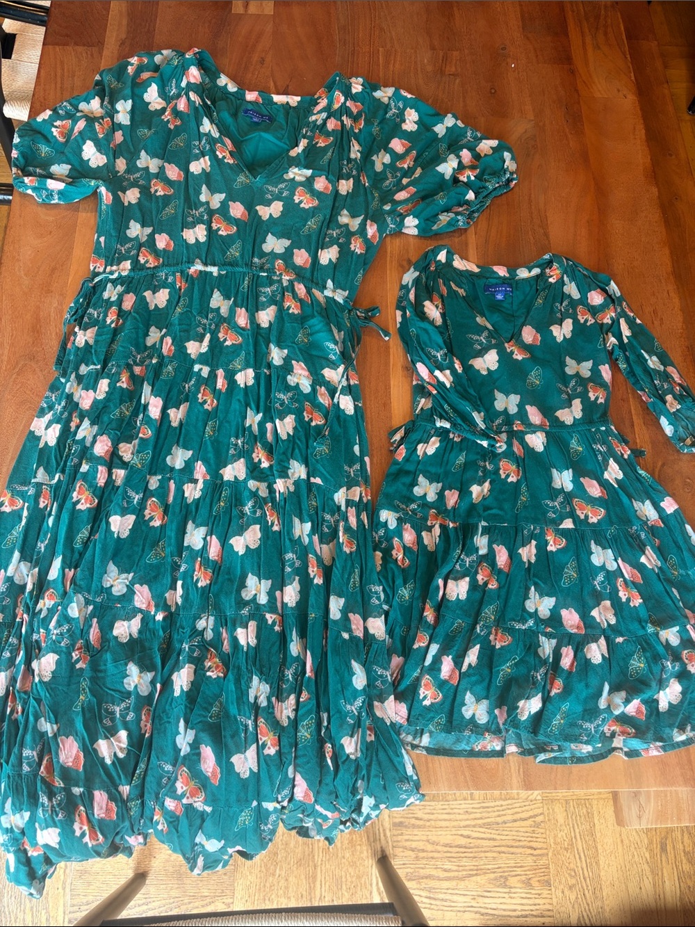 Maison Me Butterfly Print Dress - Mother-Daughter size 5T and Small